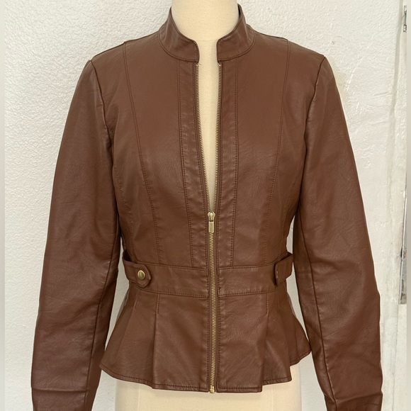 Vintage Baccini Women's Brown Jacket - Picture 1 of 7